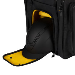 Sac à bottes Equestro en tissu technique au design intelligent Noir Sac à bottes Equestro en tissu technique au design intelligent Noir
