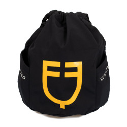 Sac à bombe Equestro avec poches latérales Noir