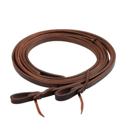 Rênes séparées Pool's 5/8" Huilé Marron
