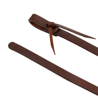 Gescheiden teugels Pool’s 3/4" Geolied Bruin