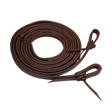 Rênes séparées Lakota 5/8" Huilé Marron