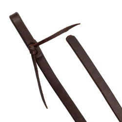 Rênes séparées Lakota 5/8" Huilé Marron