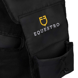 Protège-étriers Equestro en polyester Marron foncé Protège-étriers Equestro en polyester Marron foncé
