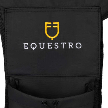 Protège-étriers Equestro en polyester Marron foncé Protège-étriers Equestro en polyester Marron foncé