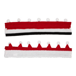 Teugelbeschermers Christmas Collection Supreme Rood Teugelbeschermers Christmas Collection Supreme Rood