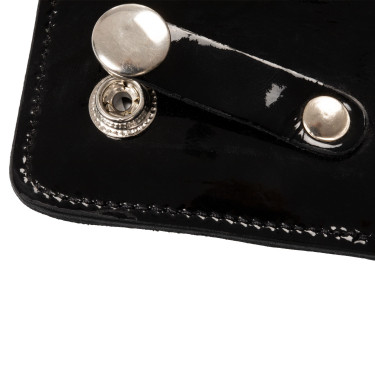 Porte-numéro de concours Equestro avec cristaux Noir
