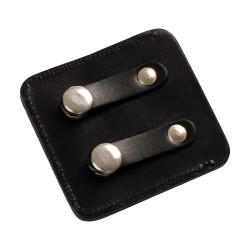 Wedstrijdbordje Equestro 3 cijfers 9×8 cm Zwart
