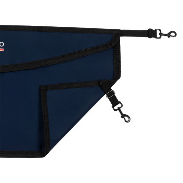 Porte de box Equestro x FISE avec logo brodé Marine blazer Bleu marine