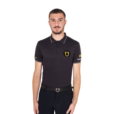 Heren poloshirt voor paardrijden Equestro Scuderia