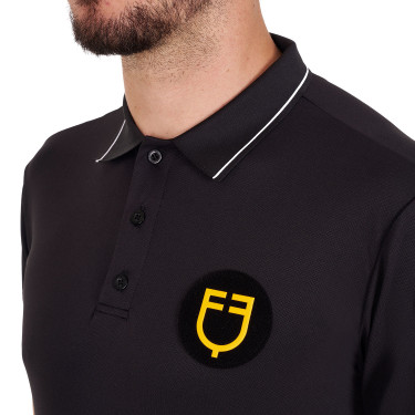 Heren poloshirt voor paardrijden Equestro Scuderia