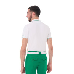 Heren paardrijpolo Equestro – ademend, slim-fit