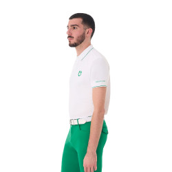Polo d’équitation homme Equestro manches courtes – technique Polo d’équitation homme Equestro manches courtes – technique