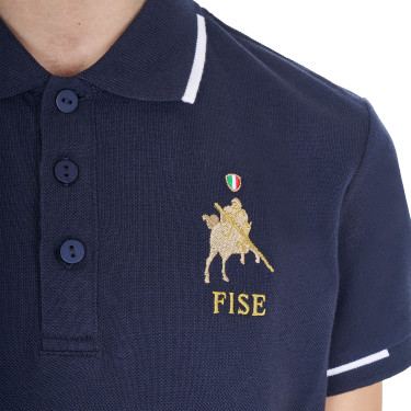 Kinder polo voor paardrijden Equestro x FISE – technisch