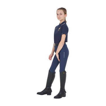 Kinder polo voor paardrijden Equestro x FISE – technisch
