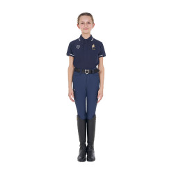 Kinder polo voor paardrijden Equestro x FISE – technisch