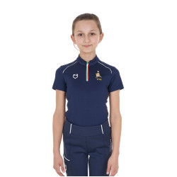 Polo d’équitation enfant Equestro x FISE – respirant
