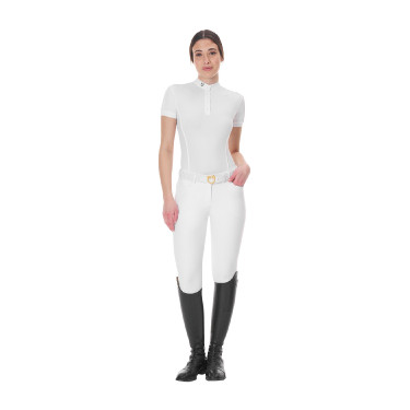 Equestro dames wedstrijdpoloshirt voor paardrijden Equestro dames wedstrijdpoloshirt voor paardrijden