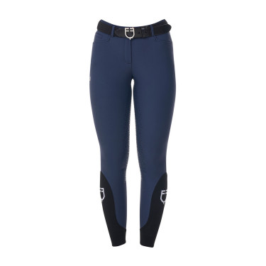 Damesrijbroek Equestro x FISE full grip Marineblazer Marineblauw Damesrijbroek Equestro x FISE full grip Marineblazer Marineblauw