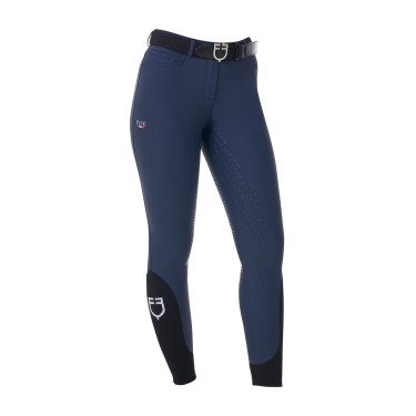 Damesrijbroek Equestro x FISE full grip Marineblazer Marineblauw Damesrijbroek Equestro x FISE full grip Marineblazer Marineblauw