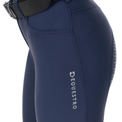 Damesrijbroek Equestro x FISE full grip Marineblazer Marineblauw Damesrijbroek Equestro x FISE full grip Marineblazer Marineblauw
