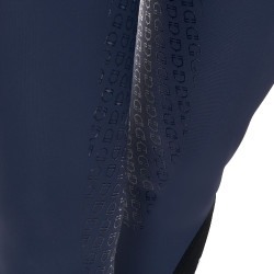 Pantalon d’équitation femme Equestro x FISE full grip Marine blazer Bleu marine