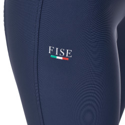 Damesrijbroek Equestro x FISE full grip Marineblazer Marineblauw Damesrijbroek Equestro x FISE full grip Marineblazer Marineblauw