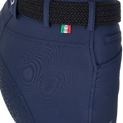 Damesrijbroek Equestro x FISE full grip Marineblazer Marineblauw Damesrijbroek Equestro x FISE full grip Marineblazer Marineblauw