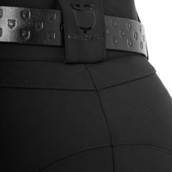 Pantalon d’équitation femme Equestro grip genoux taille haute Noir Pantalon d’équitation femme Equestro grip genoux taille haute Noir