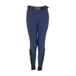 Pantalon d’équitation enfant unisexe Equestro x FISE grip genoux Marine blazer Bleu marine Pantalon d’équitation enfant unisexe Equestro x FISE grip genoux Marine blazer Bleu marine