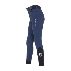 Pantalon d’équitation enfant unisexe Equestro x FISE grip genoux Marine blazer Bleu marine Pantalon d’équitation enfant unisexe Equestro x FISE grip genoux Marine blazer Bleu marine