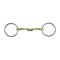 Mors olive inox Pro Bits double brisure Umbria Equitazione