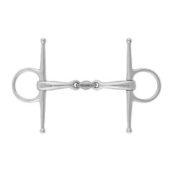 Mors d’équitation full-cheek inox double brisure