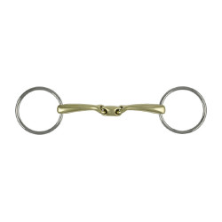 Mors d’équitation double brisure inox Umbria 1257