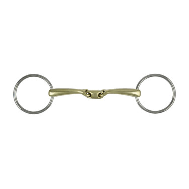 Mors d’équitation double brisure inox Umbria 1257