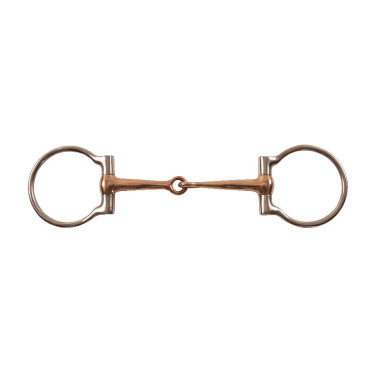 RVS watertrens met koper – Western paardensport bit