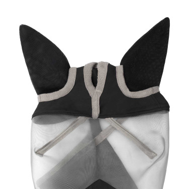 Masque anti-mouches Equestro complet avec logo Gris Masque anti-mouches Equestro complet avec logo Gris