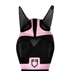 Masque anti-mouches Equestro avec logo frontal Bouquet orchidée Rose Masque anti-mouches Equestro avec logo frontal Bouquet orchidée Rose