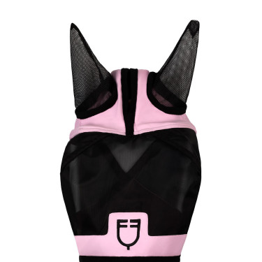 Masque anti-mouches Equestro avec logo frontal Bouquet orchidée Rose Masque anti-mouches Equestro avec logo frontal Bouquet orchidée Rose