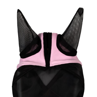 Equestro vliegenmasker met voorlogo Orchidee boeket Roze Equestro vliegenmasker met voorlogo Orchidee boeket Roze