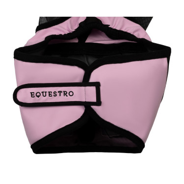 Masque anti-mouches Equestro avec logo frontal Bouquet orchidée Rose Masque anti-mouches Equestro avec logo frontal Bouquet orchidée Rose