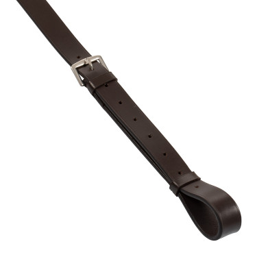 Supreme martingaal met rubber stopper Donkerbruin