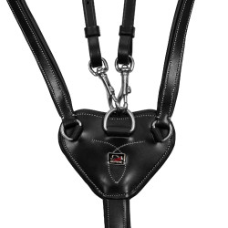 Martingale à anneaux Supreme réglable Noir