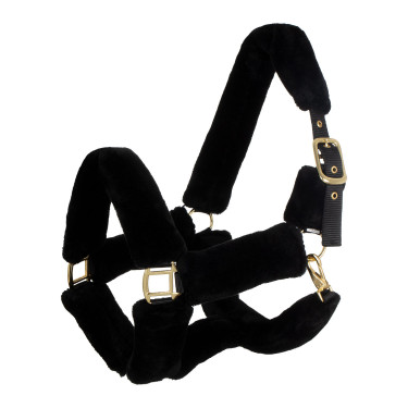 Licol nylon Supreme doublé laine synthétique Premium Noir
