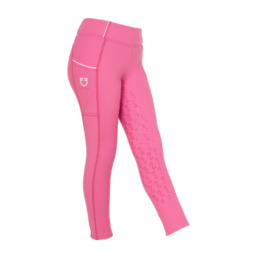 Legging fille Equestro doublé polaire Rose château Legging fille Equestro doublé polaire Rose château