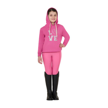 Meisjeslegging Equestro met fleecevoering Roze kasteel