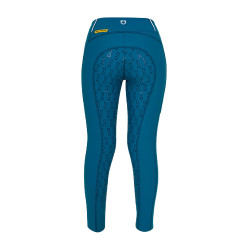 Legging fille Equestro doublé polaire Coral bleu
