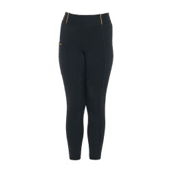 Legging fille Equestro doublé polaire Noir