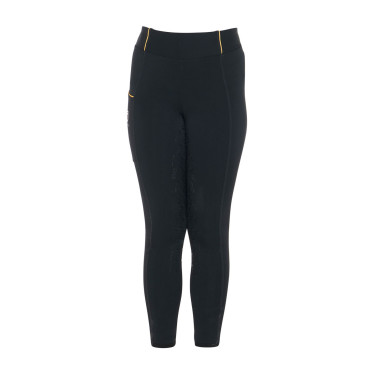 Legging fille Equestro doublé polaire Noir