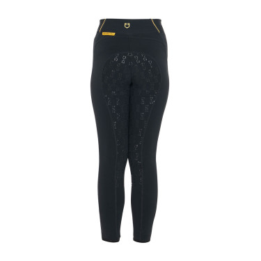 Legging fille Equestro doublé polaire Noir