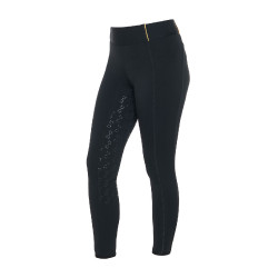 Legging fille Equestro doublé polaire Noir